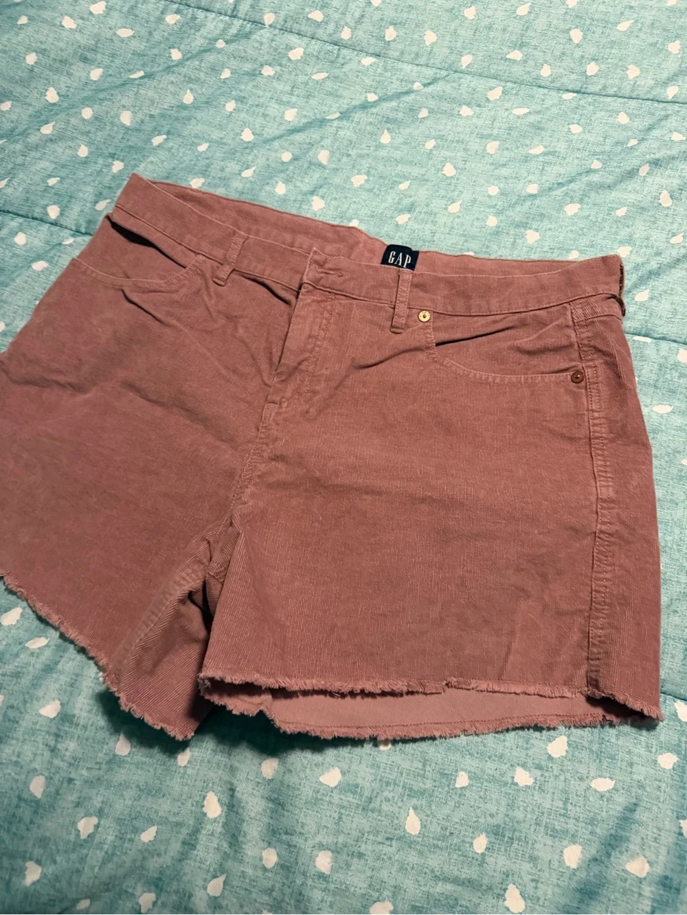 GAP Women's sz 16 Dusty Rose Corduroy Cutoff Shorts. MUST BE BUNDLED